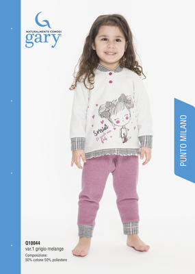 DÍVČÍ PYŽAMÁ Q10044 Tellini S.R.L. Velkoobchodní oblečení